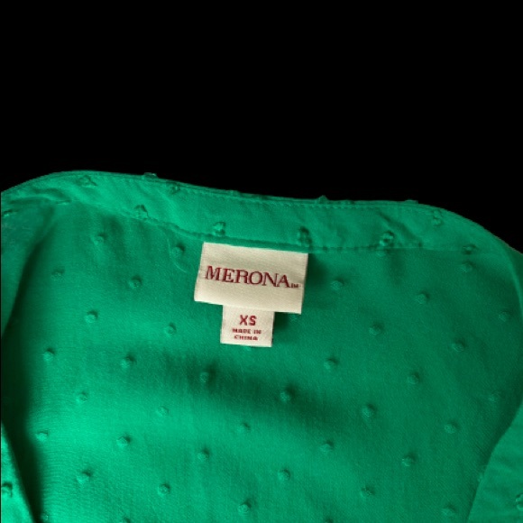 Merona Green Sleeveless Top- Size XS - Picture 4 of 4